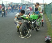 Preparation in the paddock