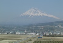 Fuji-san, taken from the Hikari Shinkansen